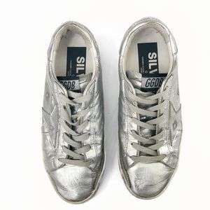 Silver Limited Edition Golden Goose. Size 36